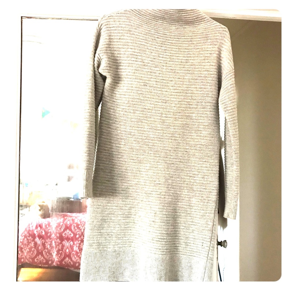 Madewell sweater dress, light gray, hardly worn